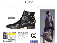 Tablet Screenshot of furylondon.com